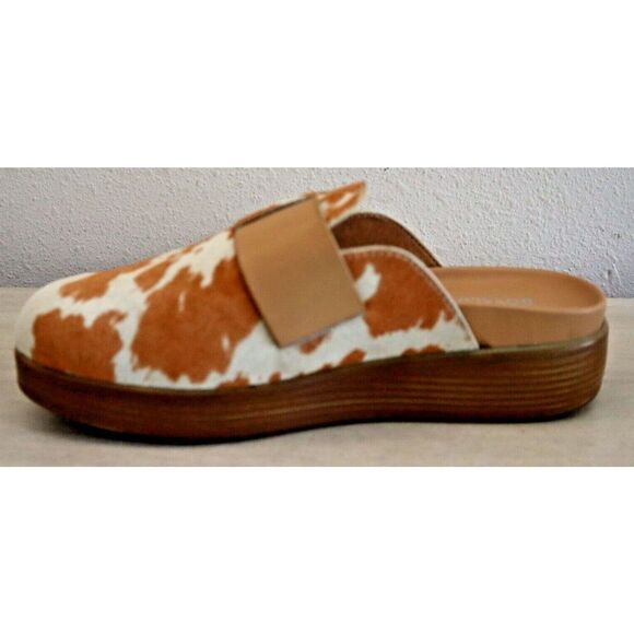 Donald Pliner Women's Sz 7M Natural Tan Fiona Leather Upper Slip-On Clogs $198 - Picture 7 of 8